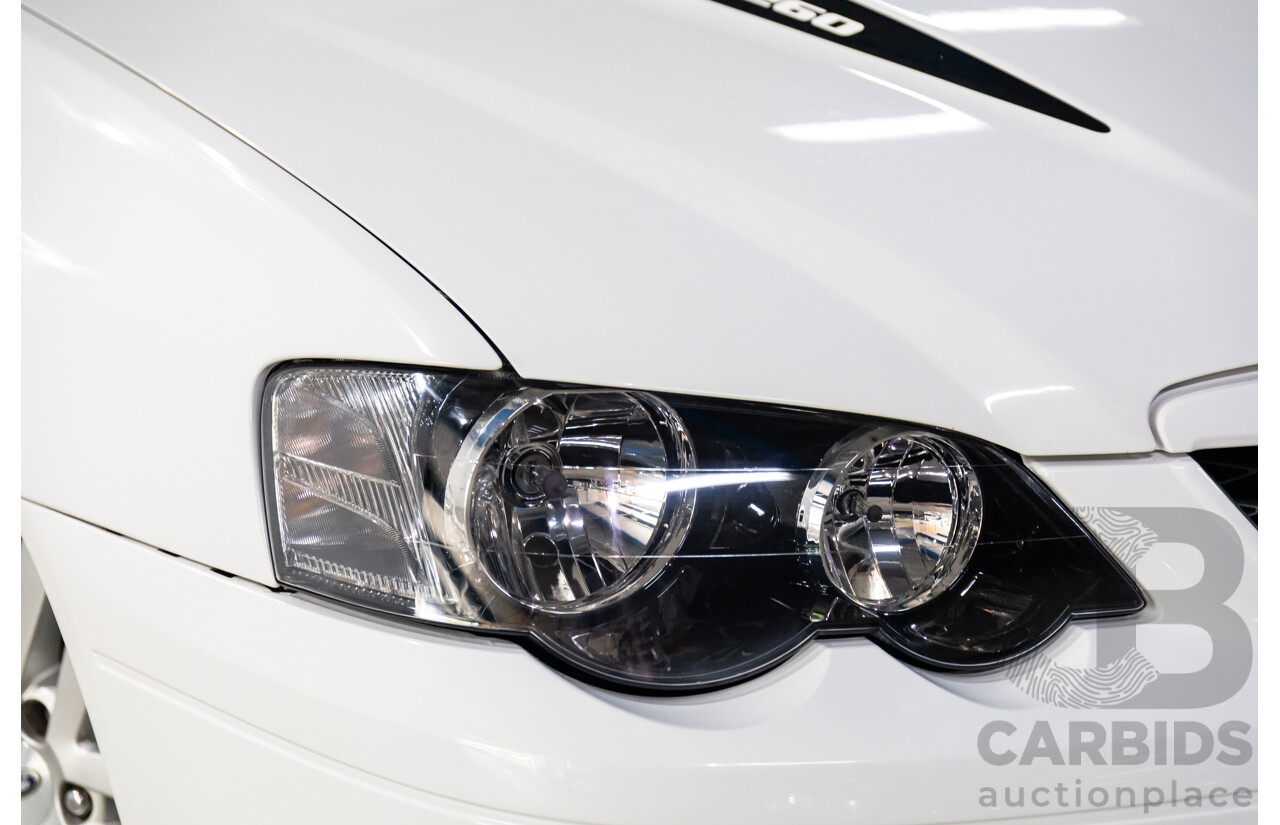 1/2006 Ford Falcon XR8 BF Utility Winter White V8 5.4L