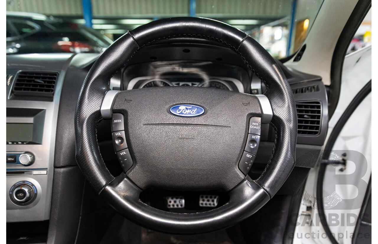 1/2006 Ford Falcon XR8 BF Utility Winter White V8 5.4L