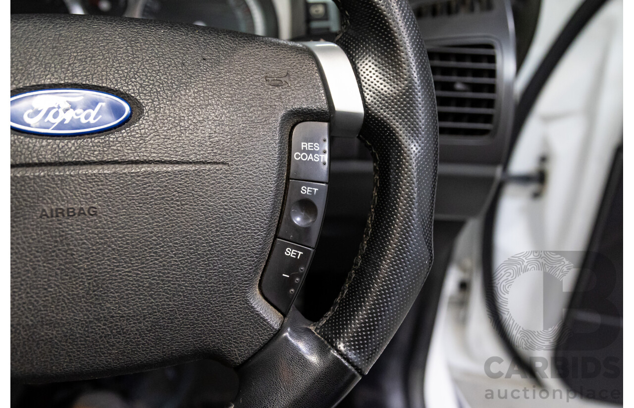 1/2006 Ford Falcon XR8 BF Utility Winter White V8 5.4L