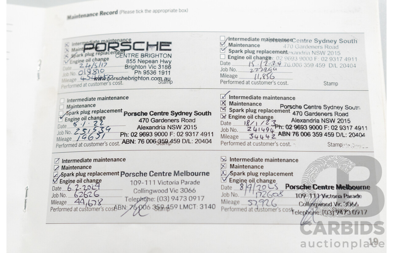 5/2016 Porsche Macan GTS (AWD) 95B MY17 4D Wagon White Twin Turbo V6 3.0L