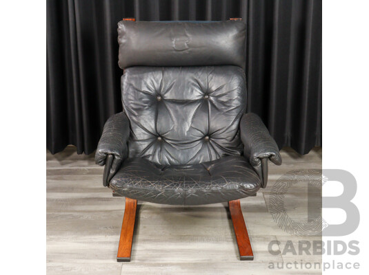 Norwegian 'Kengu' Armchair by Elsa & Nordahl Solheim for Rybo Rykken and Co