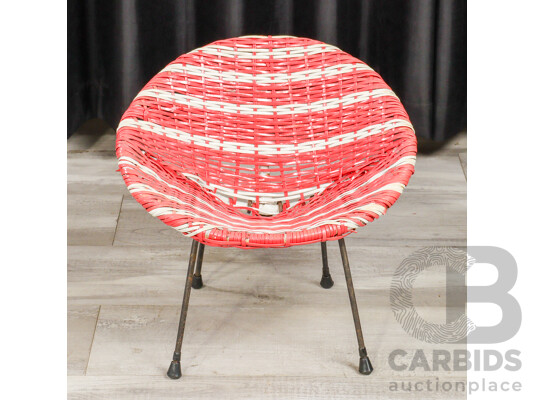Vintage Child's Saucer Chair