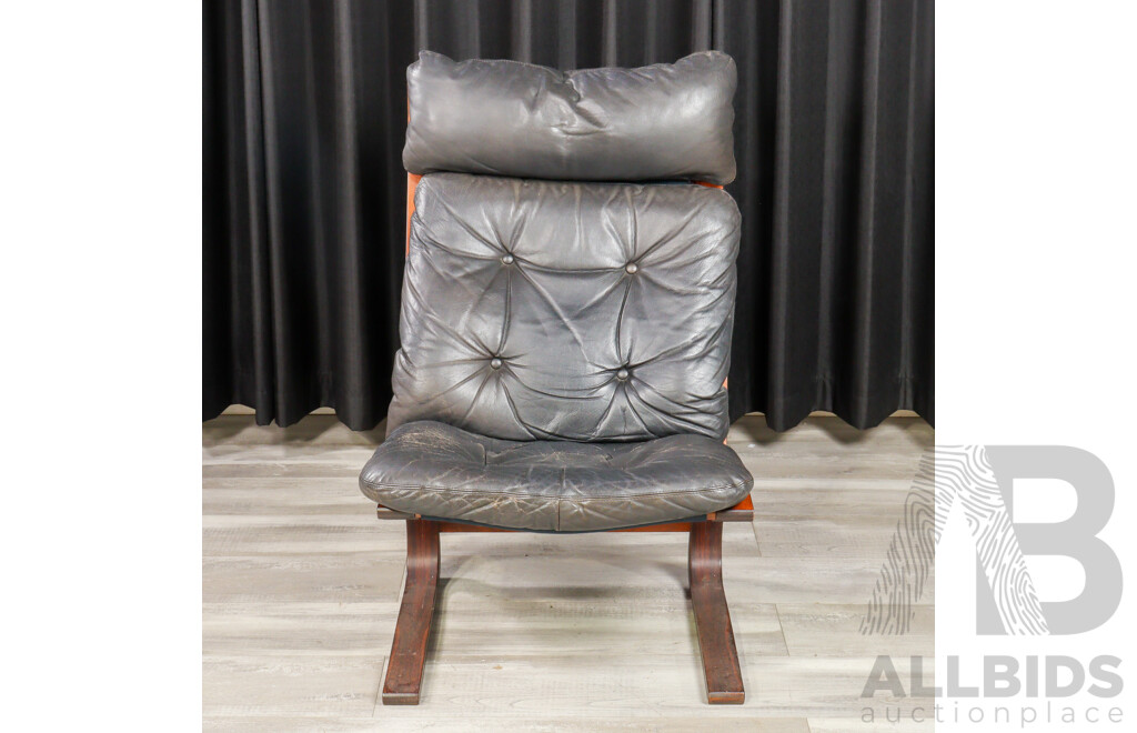 Norwegian 'Kengu' Easy Chair by Elsa & Nordahl Solheim for Rybo Rykken and Co