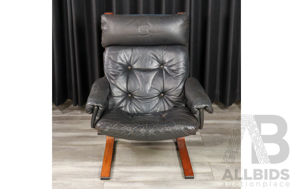 Norwegian 'Kengu' Armchair by Elsa & Nordahl Solheim for Rybo Rykken and Co