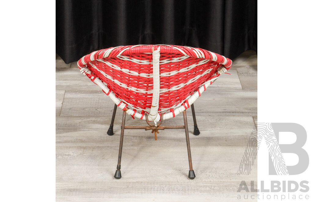Vintage Child's Saucer Chair