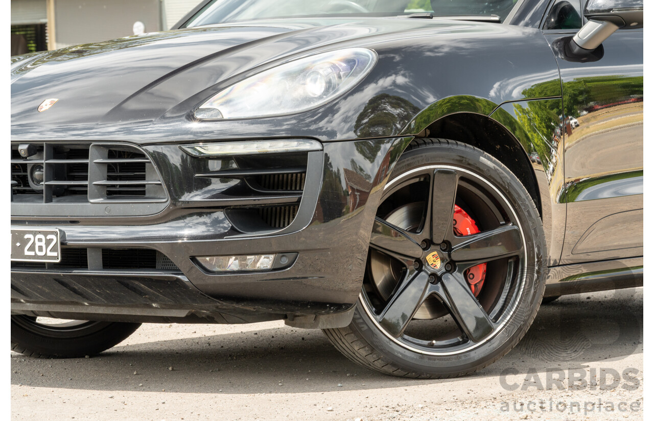 12/2016 Porsche Macan GTS (AWD) 95B MY17 4D Wagon Jet Black Metallic Twin Turbo V6 3.0L