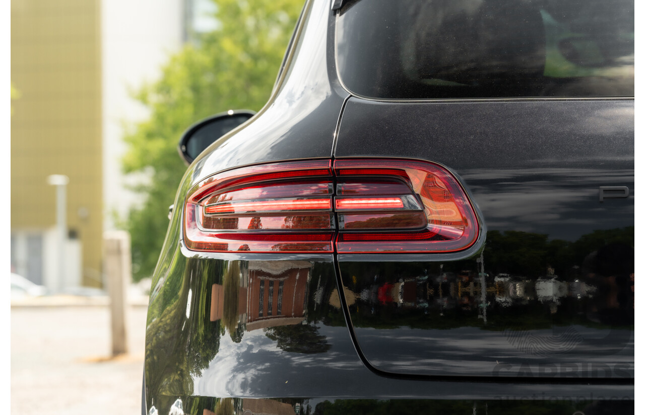 12/2016 Porsche Macan GTS (AWD) 95B MY17 4D Wagon Jet Black Metallic Twin Turbo V6 3.0L