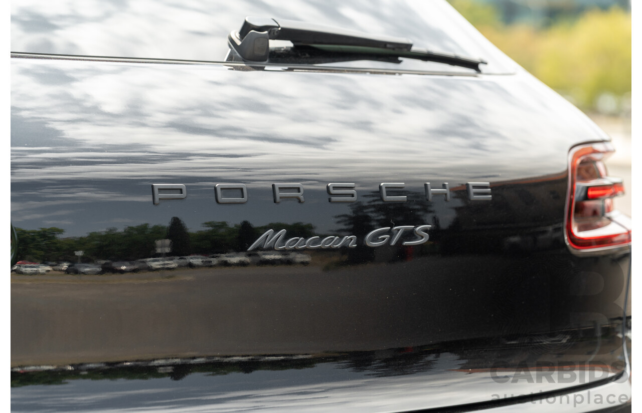 12/2016 Porsche Macan GTS (AWD) 95B MY17 4D Wagon Jet Black Metallic Twin Turbo V6 3.0L