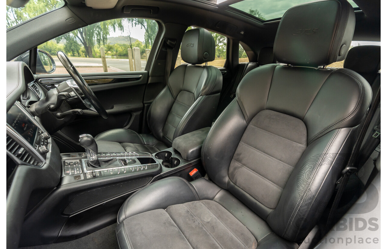 12/2016 Porsche Macan GTS (AWD) 95B MY17 4D Wagon Jet Black Metallic Twin Turbo V6 3.0L