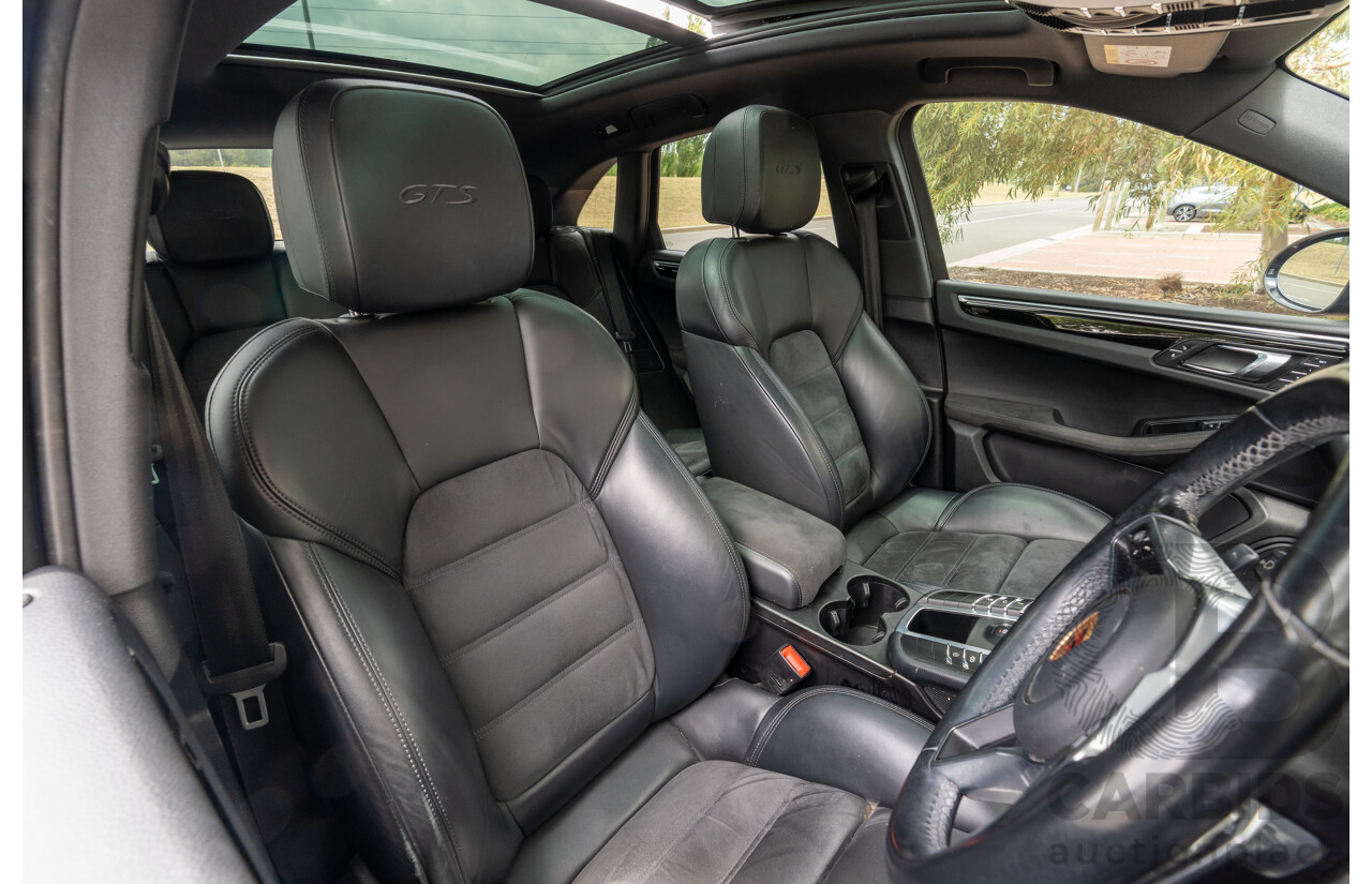 12/2016 Porsche Macan GTS (AWD) 95B MY17 4D Wagon Jet Black Metallic Twin Turbo V6 3.0L