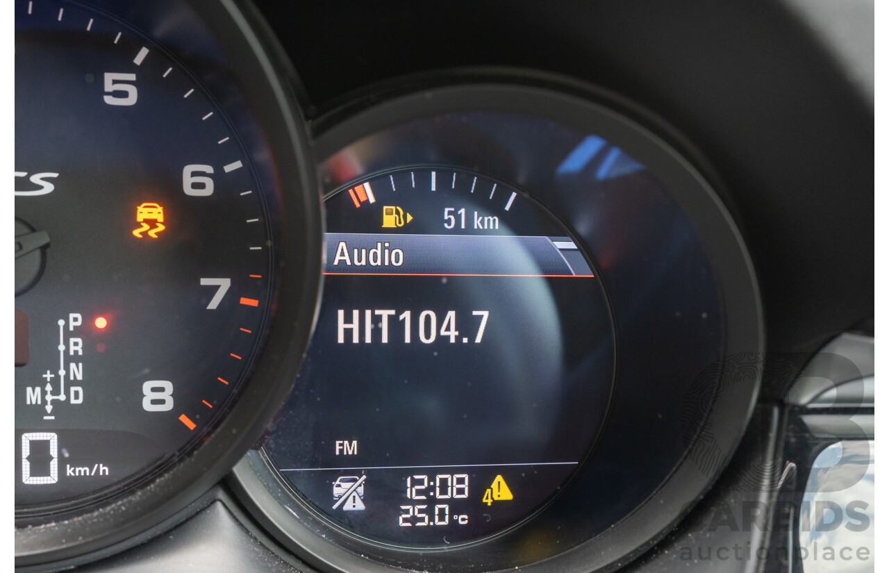 12/2016 Porsche Macan GTS (AWD) 95B MY17 4D Wagon Jet Black Metallic Twin Turbo V6 3.0L