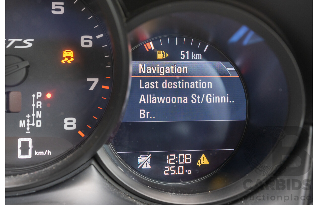 12/2016 Porsche Macan GTS (AWD) 95B MY17 4D Wagon Jet Black Metallic Twin Turbo V6 3.0L