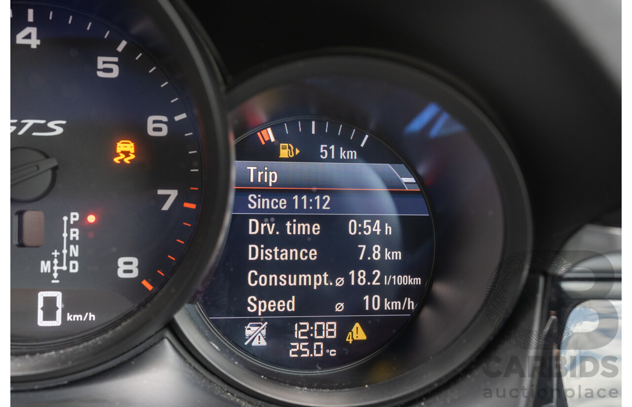 12/2016 Porsche Macan GTS (AWD) 95B MY17 4D Wagon Jet Black Metallic Twin Turbo V6 3.0L