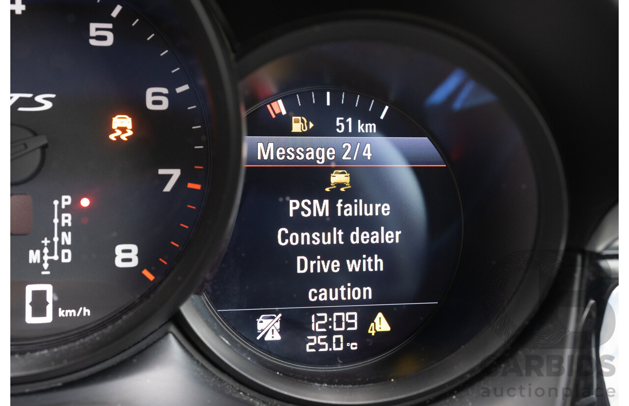 12/2016 Porsche Macan GTS (AWD) 95B MY17 4D Wagon Jet Black Metallic Twin Turbo V6 3.0L