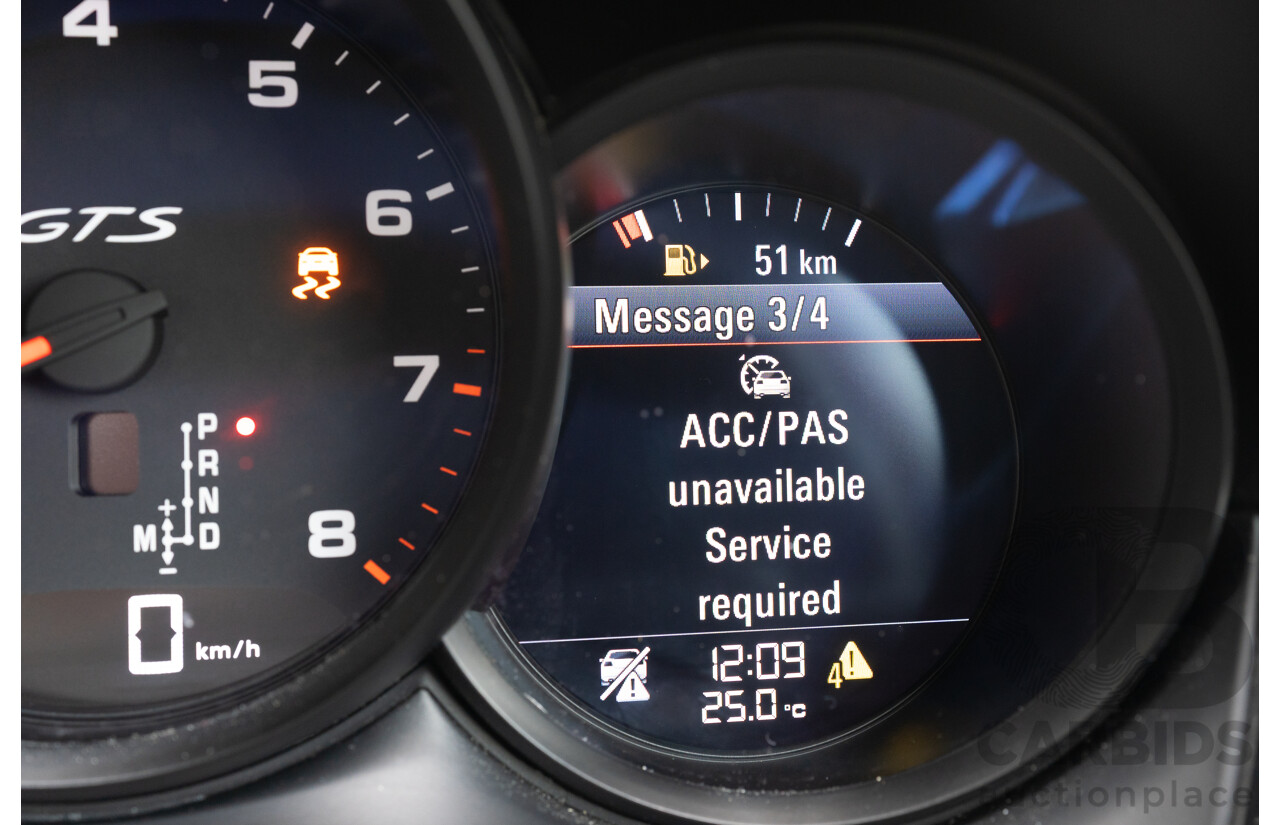 12/2016 Porsche Macan GTS (AWD) 95B MY17 4D Wagon Jet Black Metallic Twin Turbo V6 3.0L