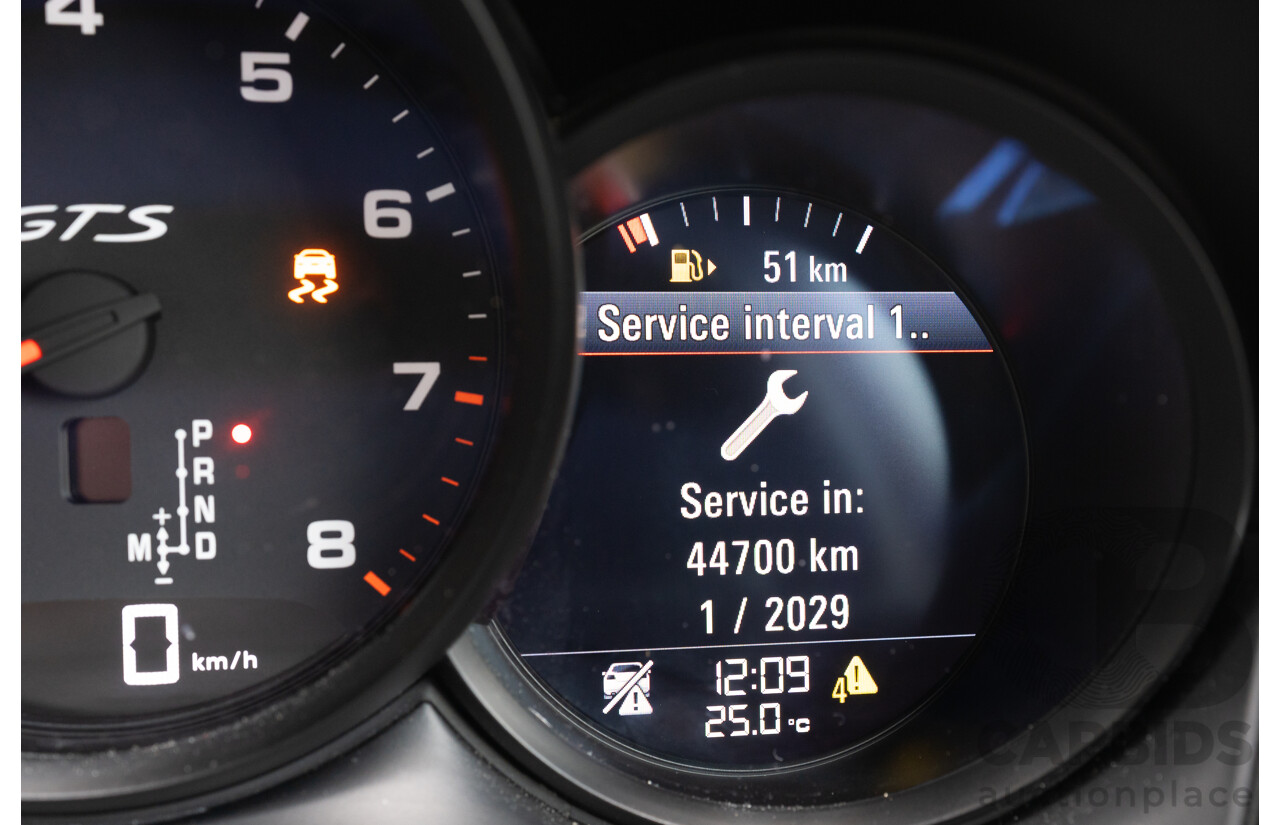 12/2016 Porsche Macan GTS (AWD) 95B MY17 4D Wagon Jet Black Metallic Twin Turbo V6 3.0L