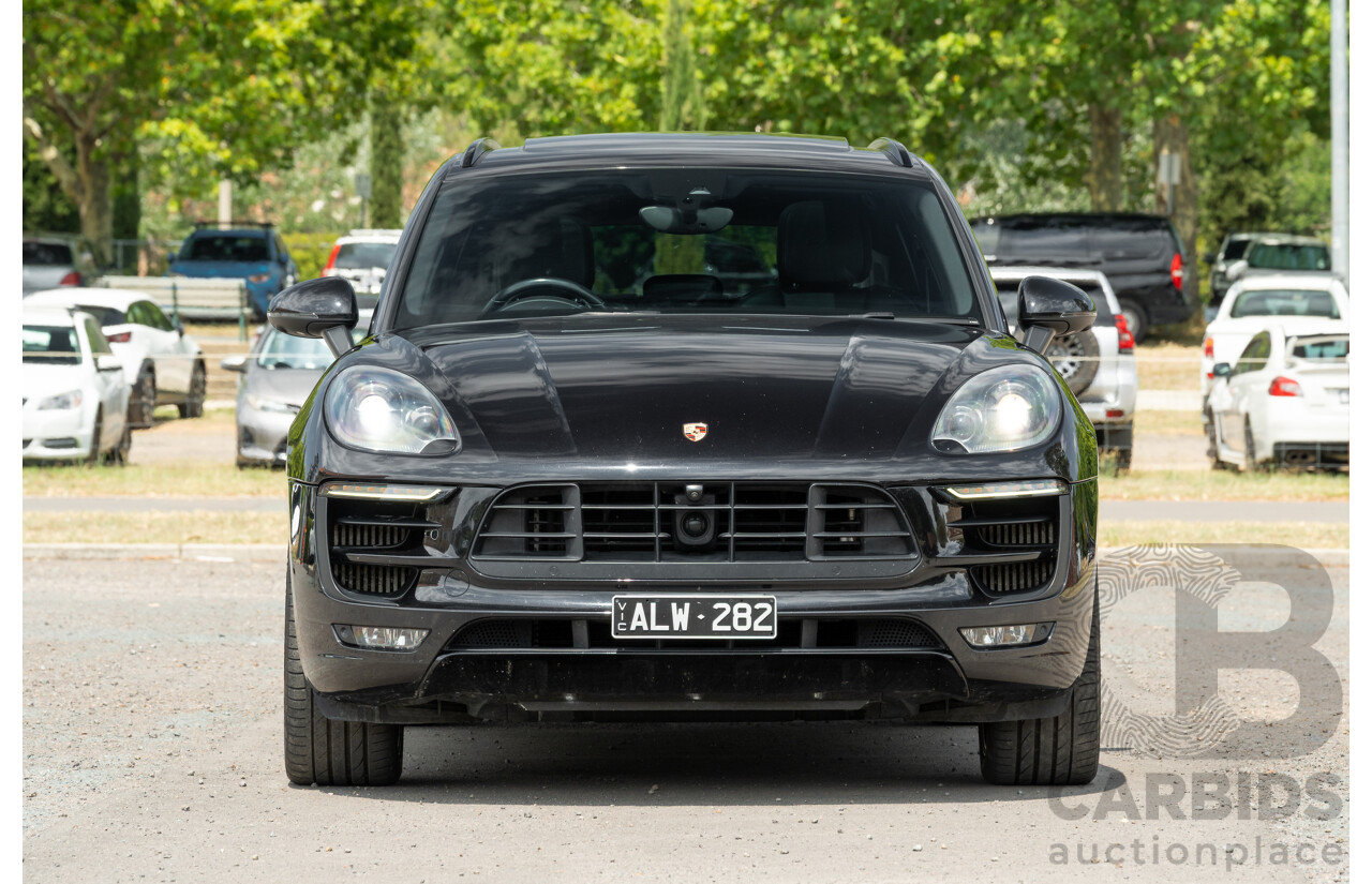 12/2016 Porsche Macan GTS (AWD) 95B MY17 4D Wagon Jet Black Metallic Twin Turbo V6 3.0L