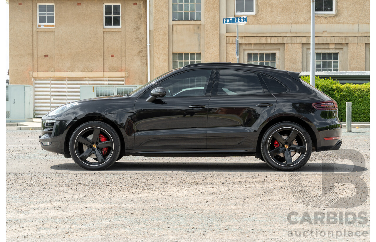12/2016 Porsche Macan GTS (AWD) 95B MY17 4D Wagon Jet Black Metallic Twin Turbo V6 3.0L