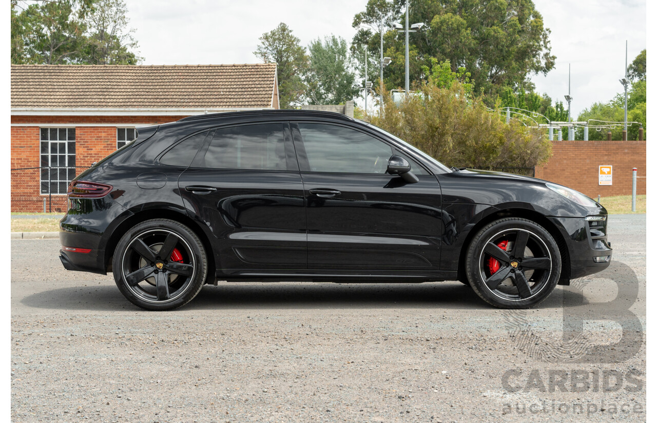 12/2016 Porsche Macan GTS (AWD) 95B MY17 4D Wagon Jet Black Metallic Twin Turbo V6 3.0L