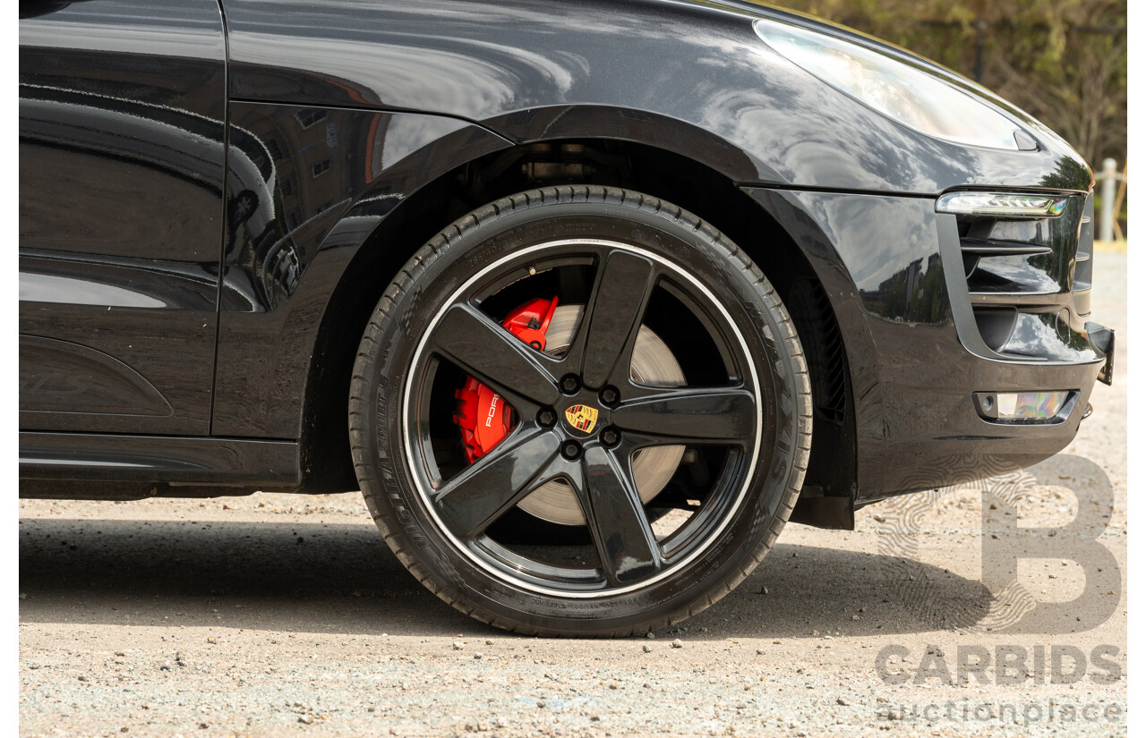 12/2016 Porsche Macan GTS (AWD) 95B MY17 4D Wagon Jet Black Metallic Twin Turbo V6 3.0L