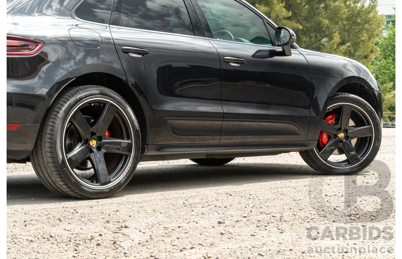 12/2016 Porsche Macan GTS (AWD) 95B MY17 4D Wagon Jet Black Metallic Twin Turbo V6 3.0L