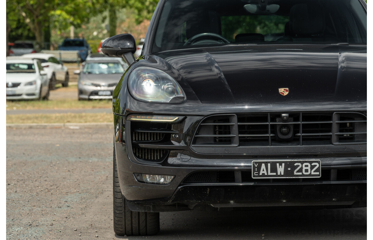 12/2016 Porsche Macan GTS (AWD) 95B MY17 4D Wagon Jet Black Metallic Twin Turbo V6 3.0L