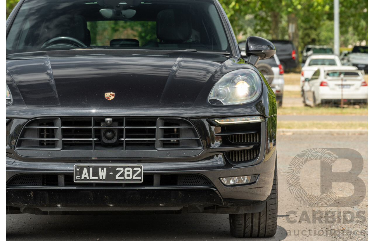 12/2016 Porsche Macan GTS (AWD) 95B MY17 4D Wagon Jet Black Metallic Twin Turbo V6 3.0L