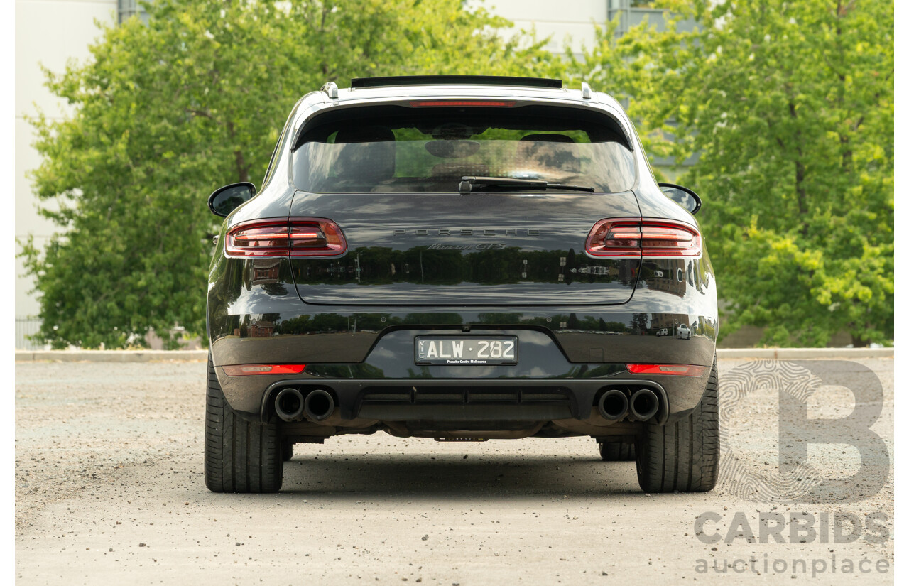 12/2016 Porsche Macan GTS (AWD) 95B MY17 4D Wagon Jet Black Metallic Twin Turbo V6 3.0L