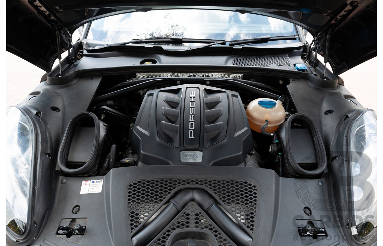 12/2016 Porsche Macan GTS (AWD) 95B MY17 4D Wagon Jet Black Metallic Twin Turbo V6 3.0L