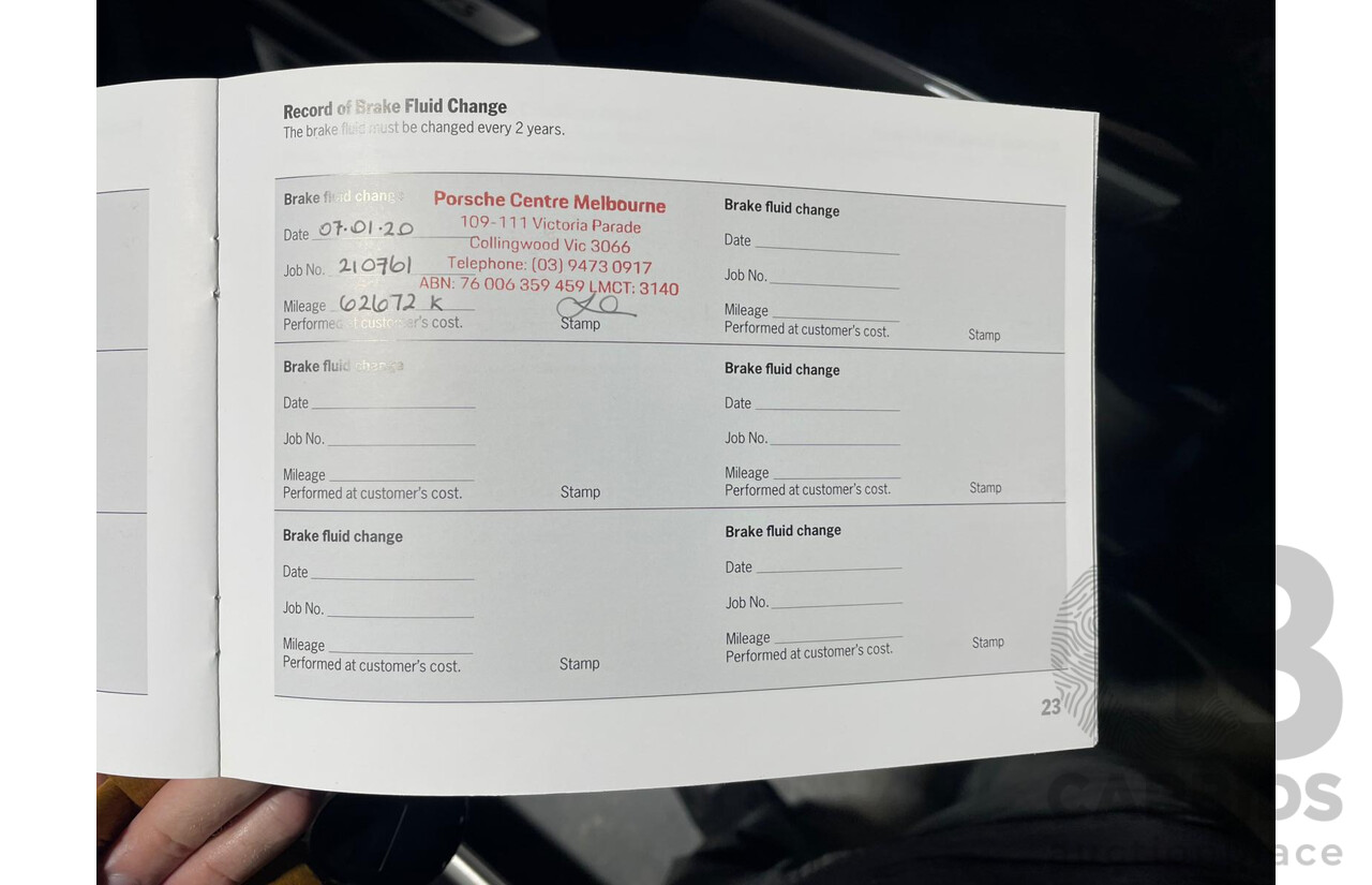 12/2016 Porsche Macan GTS (AWD) 95B MY17 4D Wagon Jet Black Metallic Twin Turbo V6 3.0L