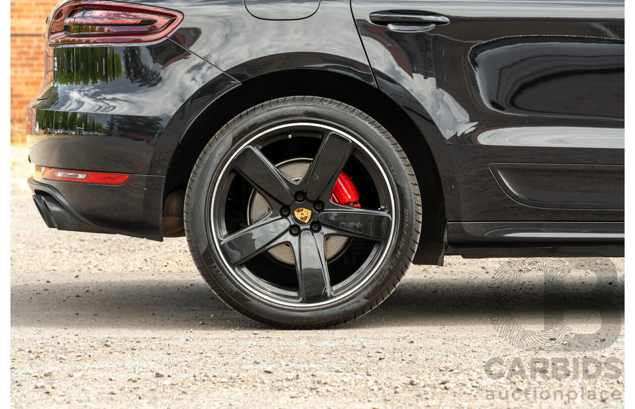 12/2016 Porsche Macan GTS (AWD) 95B MY17 4D Wagon Jet Black Metallic Twin Turbo V6 3.0L