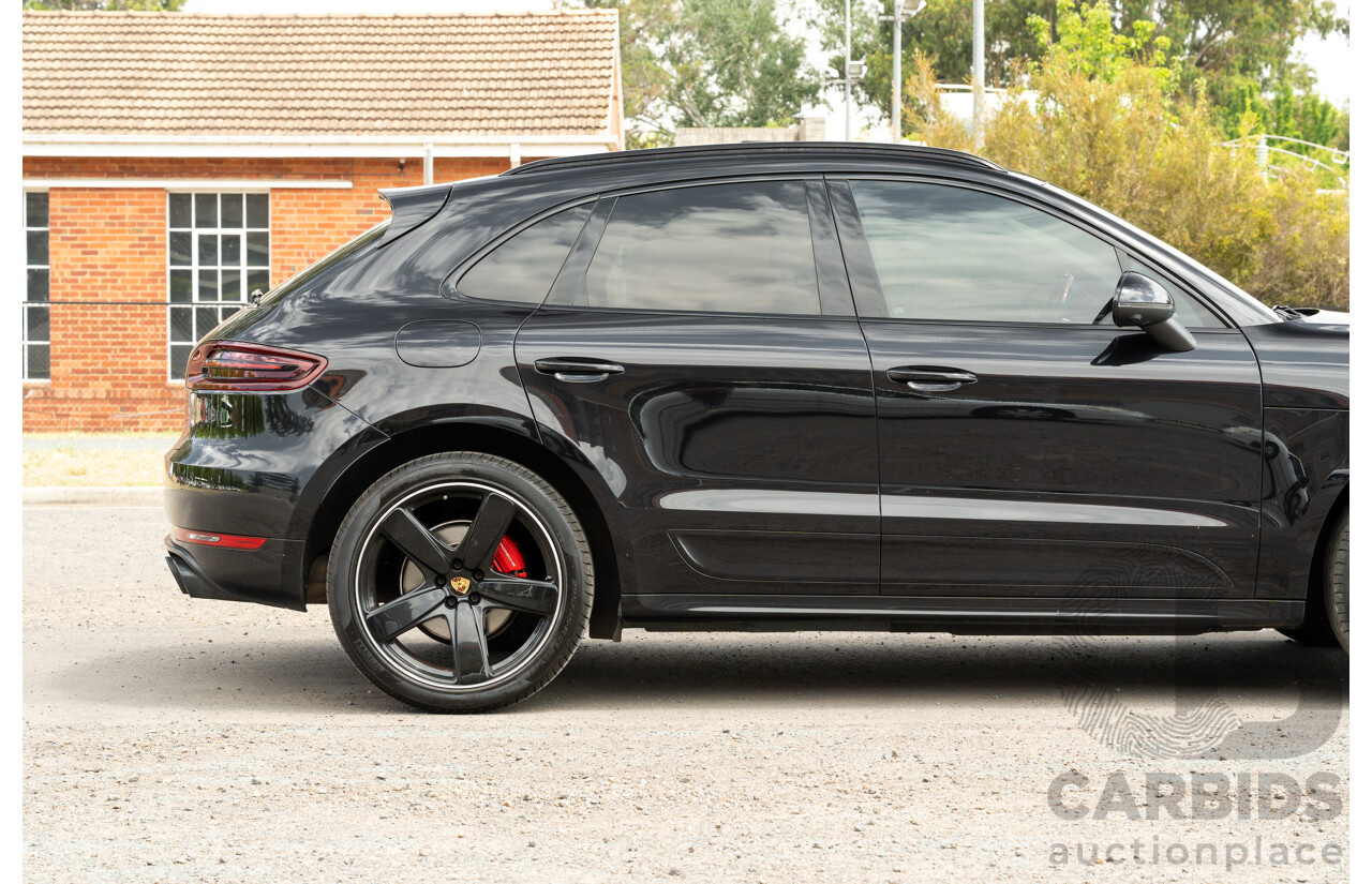 12/2016 Porsche Macan GTS (AWD) 95B MY17 4D Wagon Jet Black Metallic Twin Turbo V6 3.0L