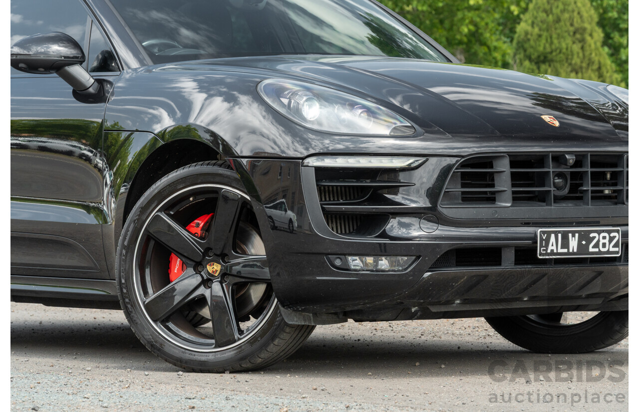 12/2016 Porsche Macan GTS (AWD) 95B MY17 4D Wagon Jet Black Metallic Twin Turbo V6 3.0L