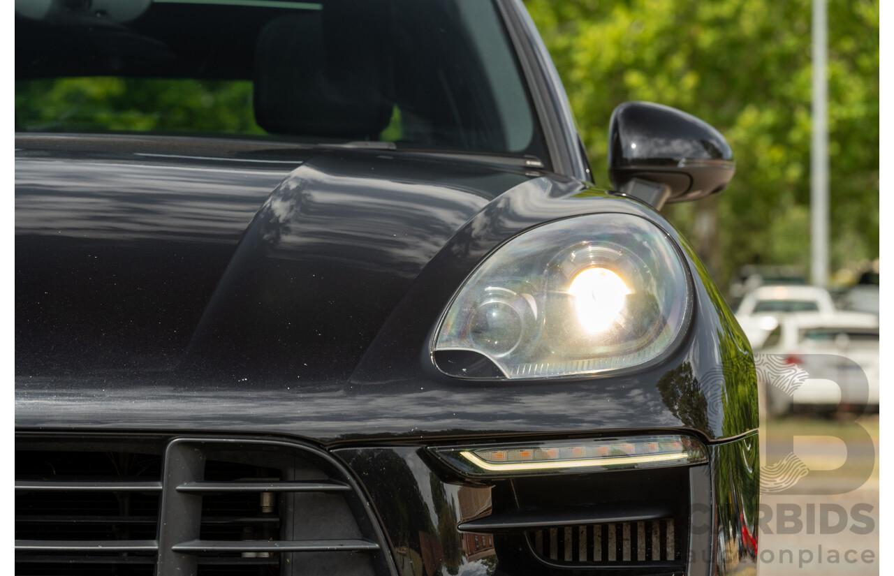 12/2016 Porsche Macan GTS (AWD) 95B MY17 4D Wagon Jet Black Metallic Twin Turbo V6 3.0L