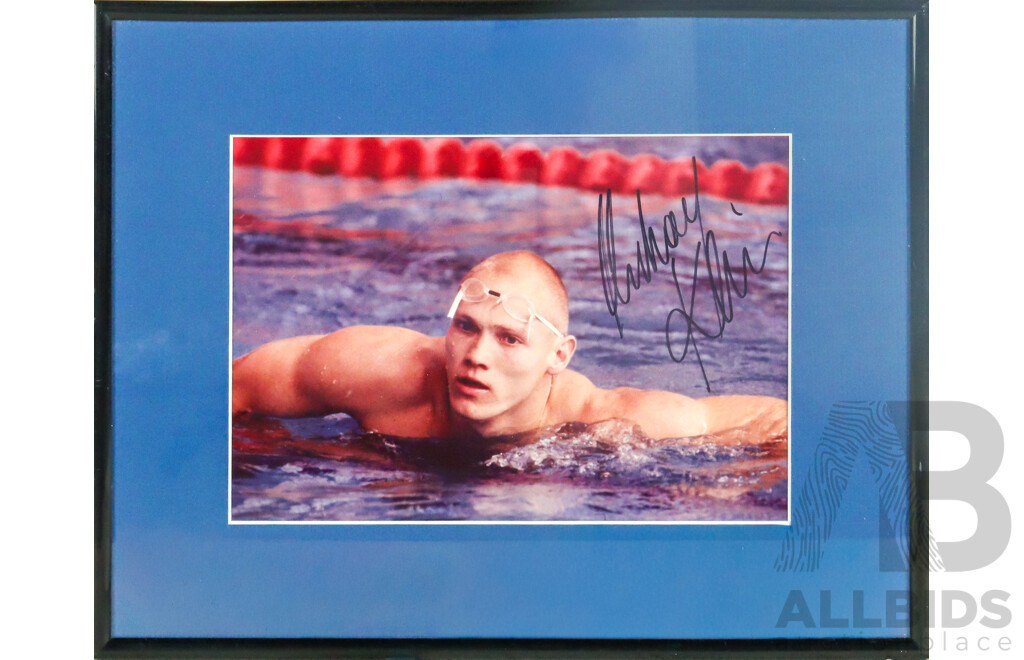 Framed Signed Photo of Michael Klim