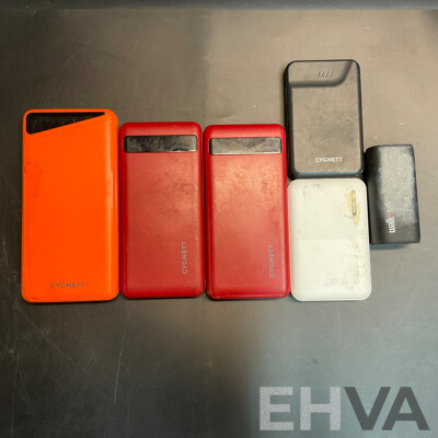 Mixed Lot Includes Stationery Items, Tools, Labels, Power Banks