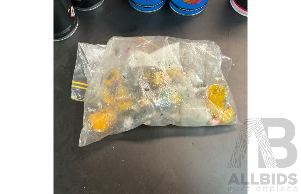 MTN Hardcore & AeroArt & Ironlak Lak Spary Paint - Lot of 21