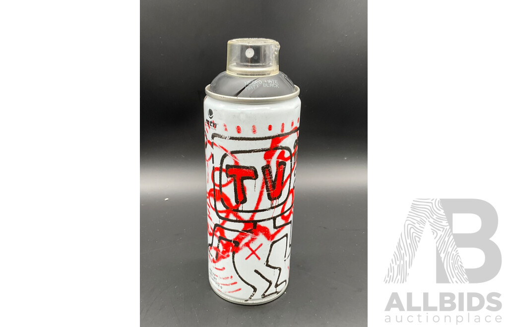 2018 MTN Keith Haring Limited Edition Spary Paint - Matt Black 400ml