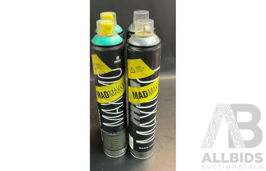 MTN Hardcore/ Mad Maxxx, AeroArt, Loop Spary Paint - Lot of 18