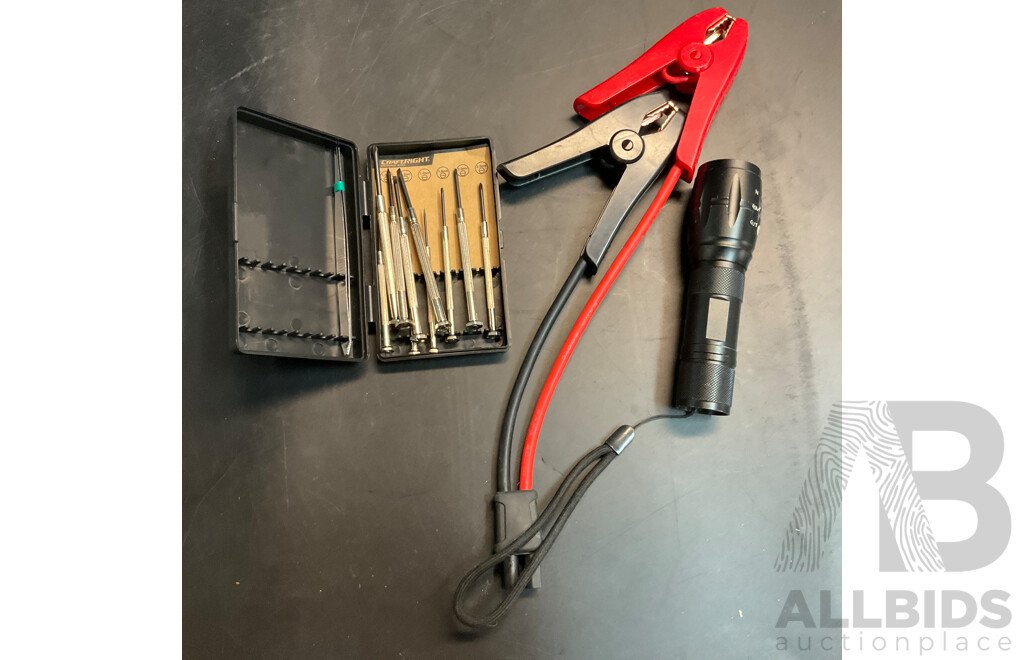 Mixed Lot Includes Stationery Items, Tools, Labels, Power Banks