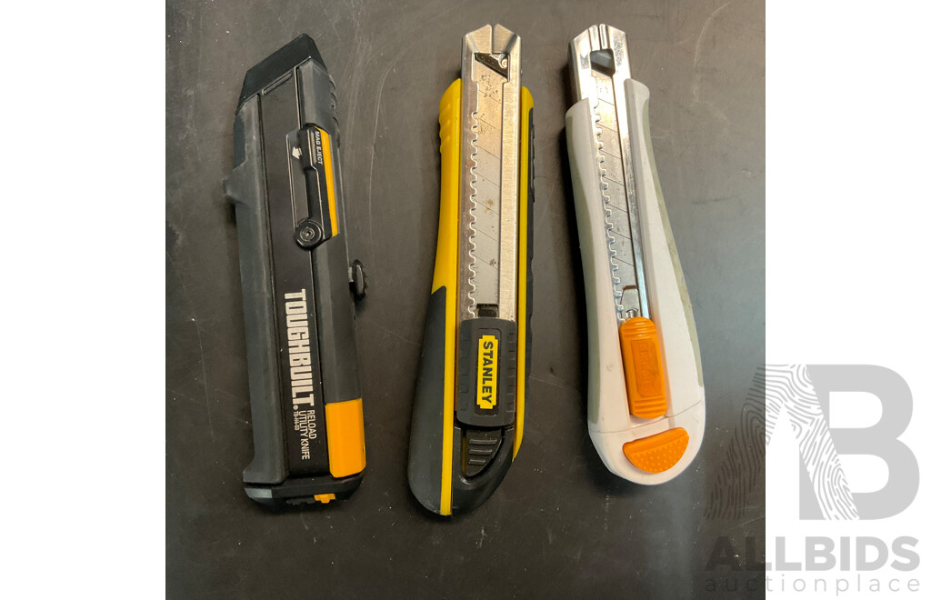 Assorted Hand Tools & Anko Packing Tape & 2 Cans of Spray Paint