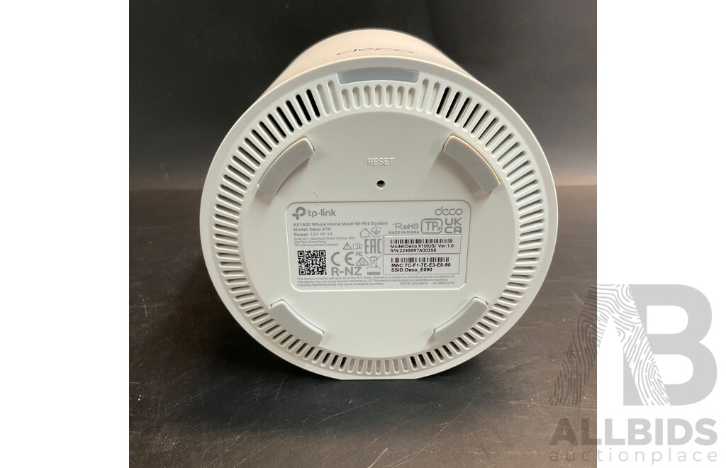 TP-Link Deco AX1500 Dual-Band Mesh Wi-Fi 6 System (1-Pack) & Skylite Luggage Strap Set X2