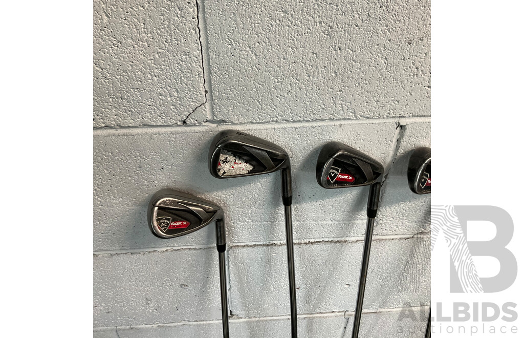 Callaway Razr X M-10 XP Clubs - Lot of 7