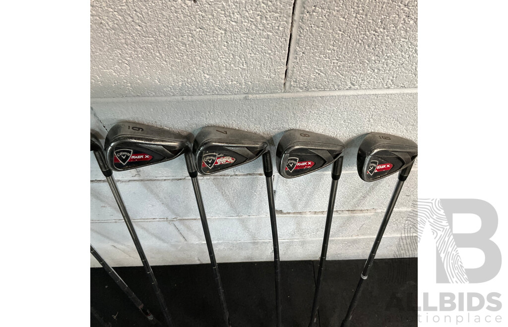 Callaway Razr X M-10 XP Clubs - Lot of 7