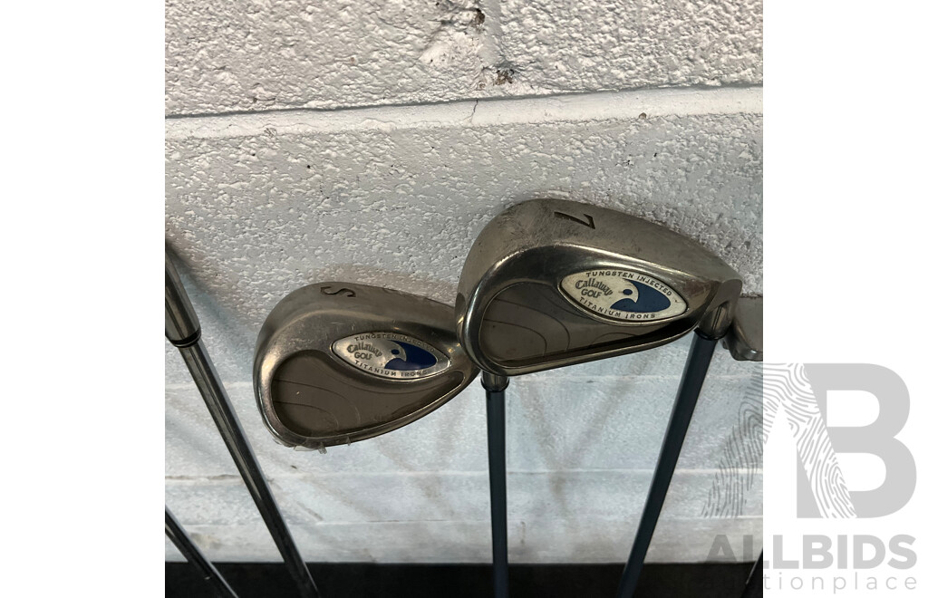 Assorted Srixon, Callaway Clubs - Lot of 9