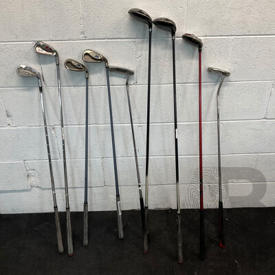 Assorted Srixon, Callaway Clubs - Lot of 9