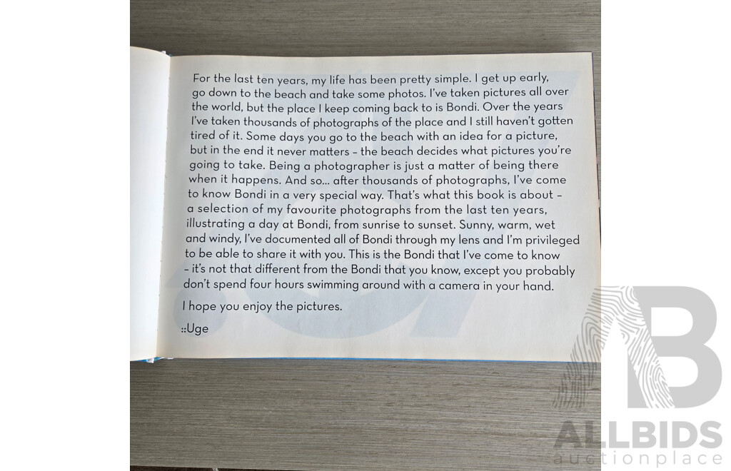 Eugene Tan,  "Icebergs Barrell" by Iconic Bondi Photographer of Aquabumps, Framed Photo