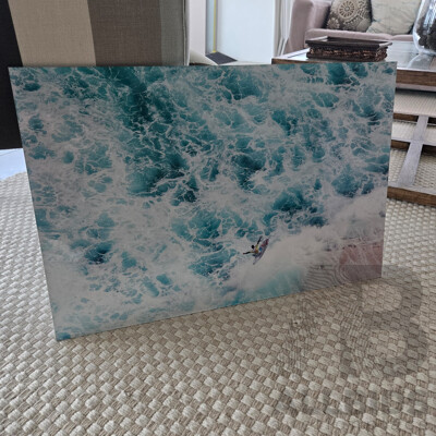 Eugene Tan, Aquabumps, "In the Mix" Photo, 76cm X 50cm, Solid Back Framed