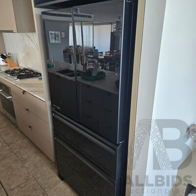 Mitsubishi Electric 630L Black French Door Fridge Freeze (MR-LX630EM-GBK-A2)