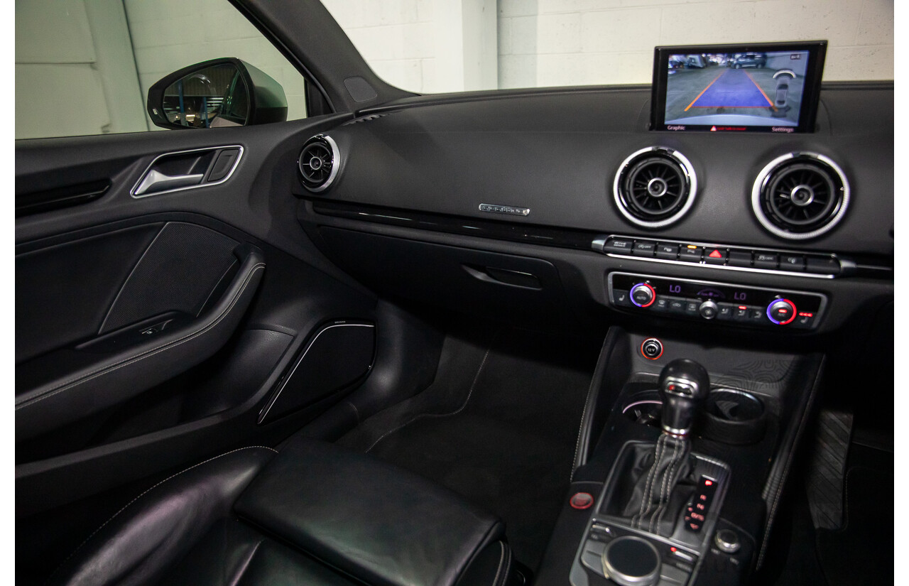 8/2015 Audi S3 2.0 TFSI Quattro 8V MY15 4d Sedan Glacier White Turbo 2.0L